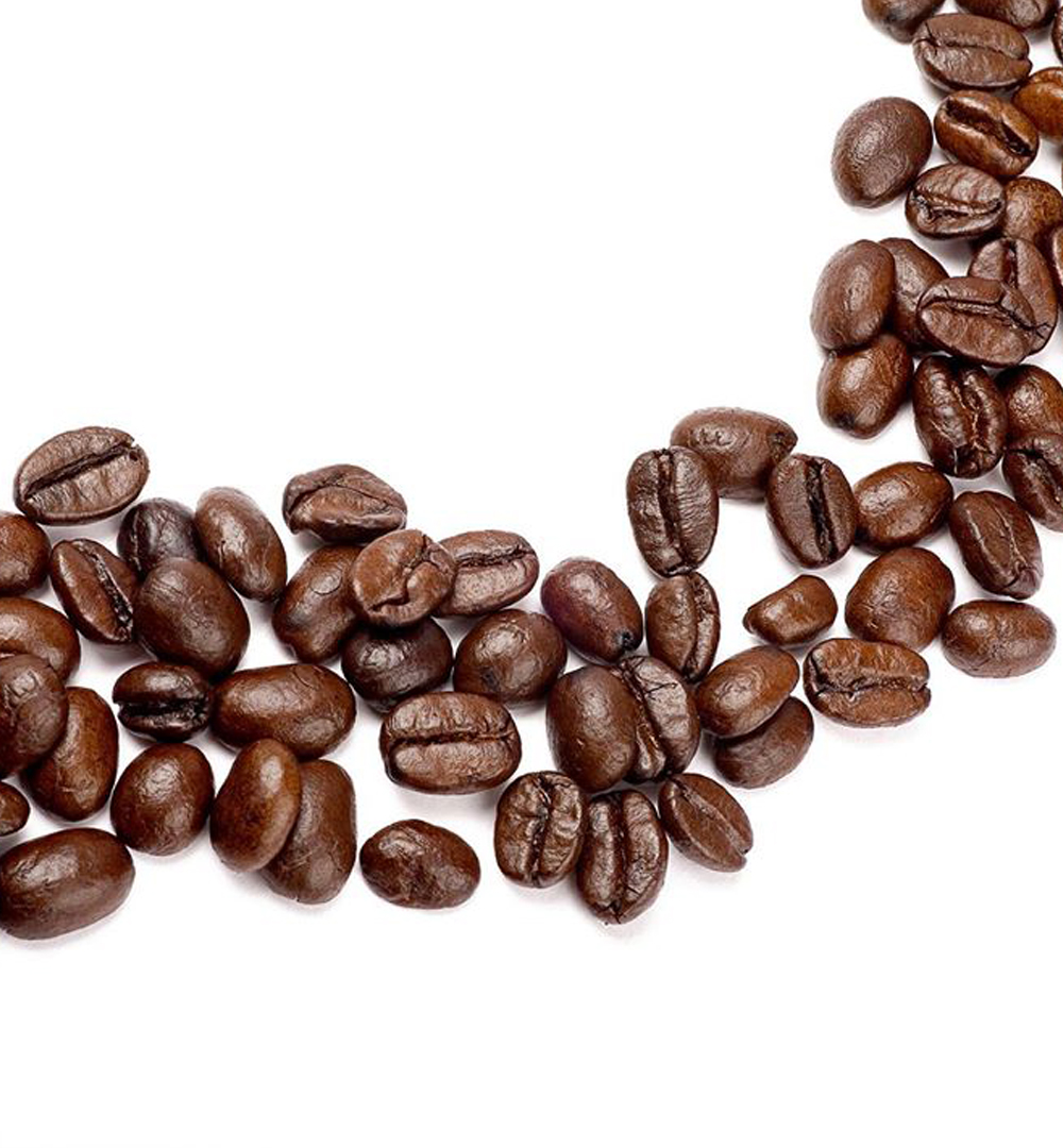 Разбросанные кофейные зерна